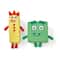 hand2mind® Numberblocks 3 & 4 Playful Pals Plush Set